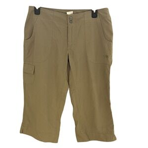 The North Face Women's‎ Cargo Capri Brown Pants Size 8